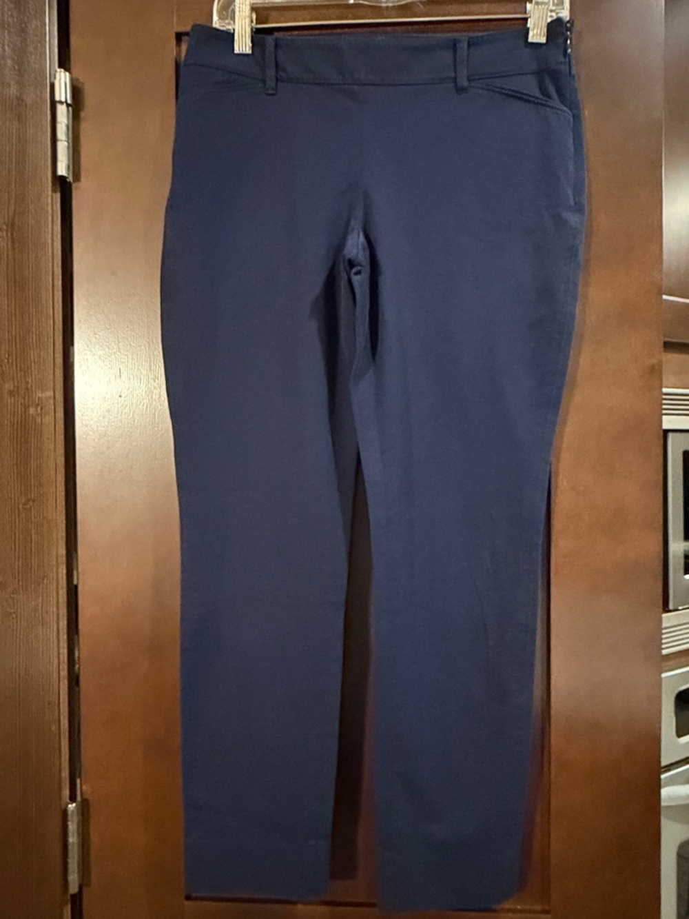 White House Black Market Navy Slim Stretch Ankle Pants
